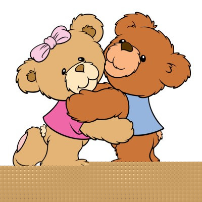 400x400 Photos Big Bear Hug Clip Art,
