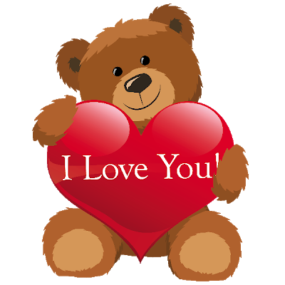 400x400 Valentine's Day Bear Clipart