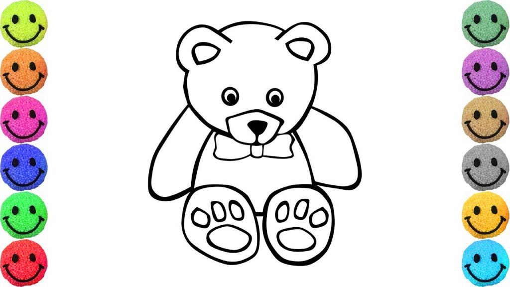 Teddy Colouring Pages at GetDrawings | Free download