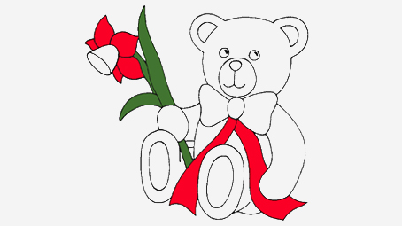 454x255 Top 18 Free Printable Teddy Bear Coloring Pages Online