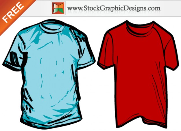 626x453 Wrinkled Men's T Shirt Free Vector Templates Vector Free Download