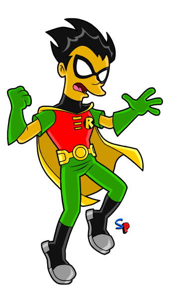 340x585 Springfield Punx Teen Titans Robin!