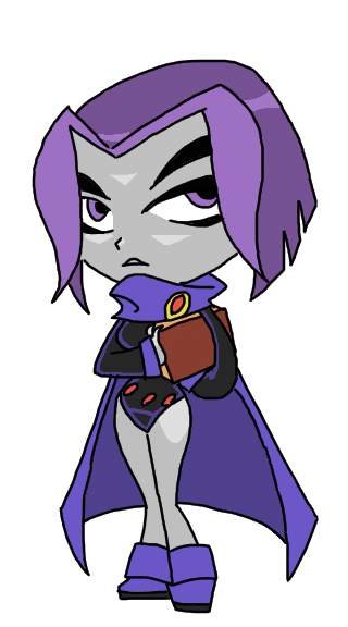 320x576 Teen Titans Go! Raven By Budtheartguy