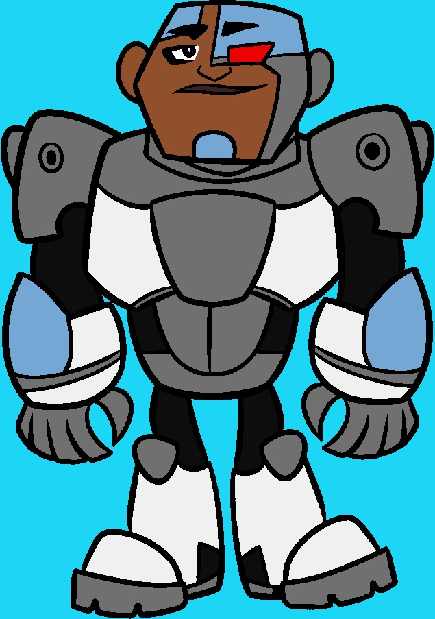 635x903 Teen Titans Go Cyborg By Pokemonmike