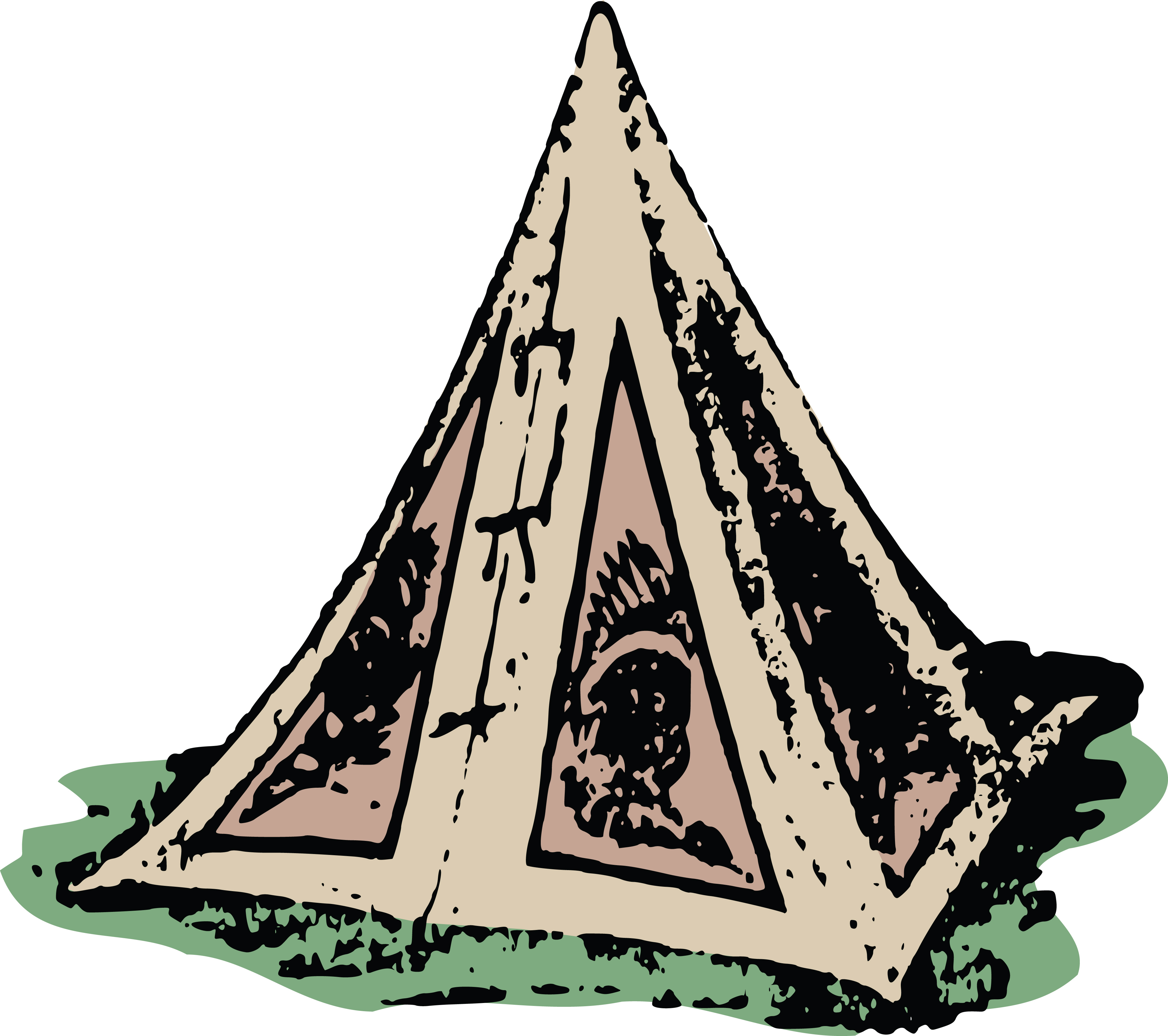 4000x3547 Free Clipart Of A Tipi