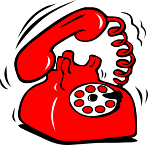 300x294 Red Phone Clip Art