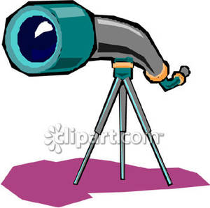 300x298 Cartoon Telescope
