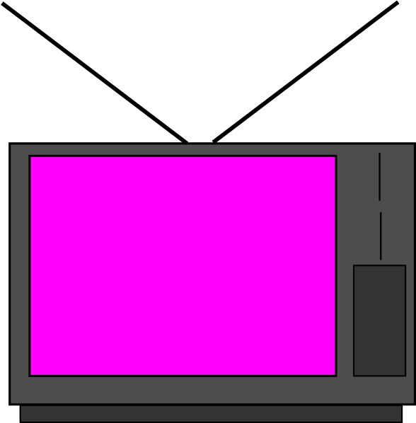 588x598 Tv Clipart Square