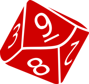 299x282 Ten Sided Dice Clip Art