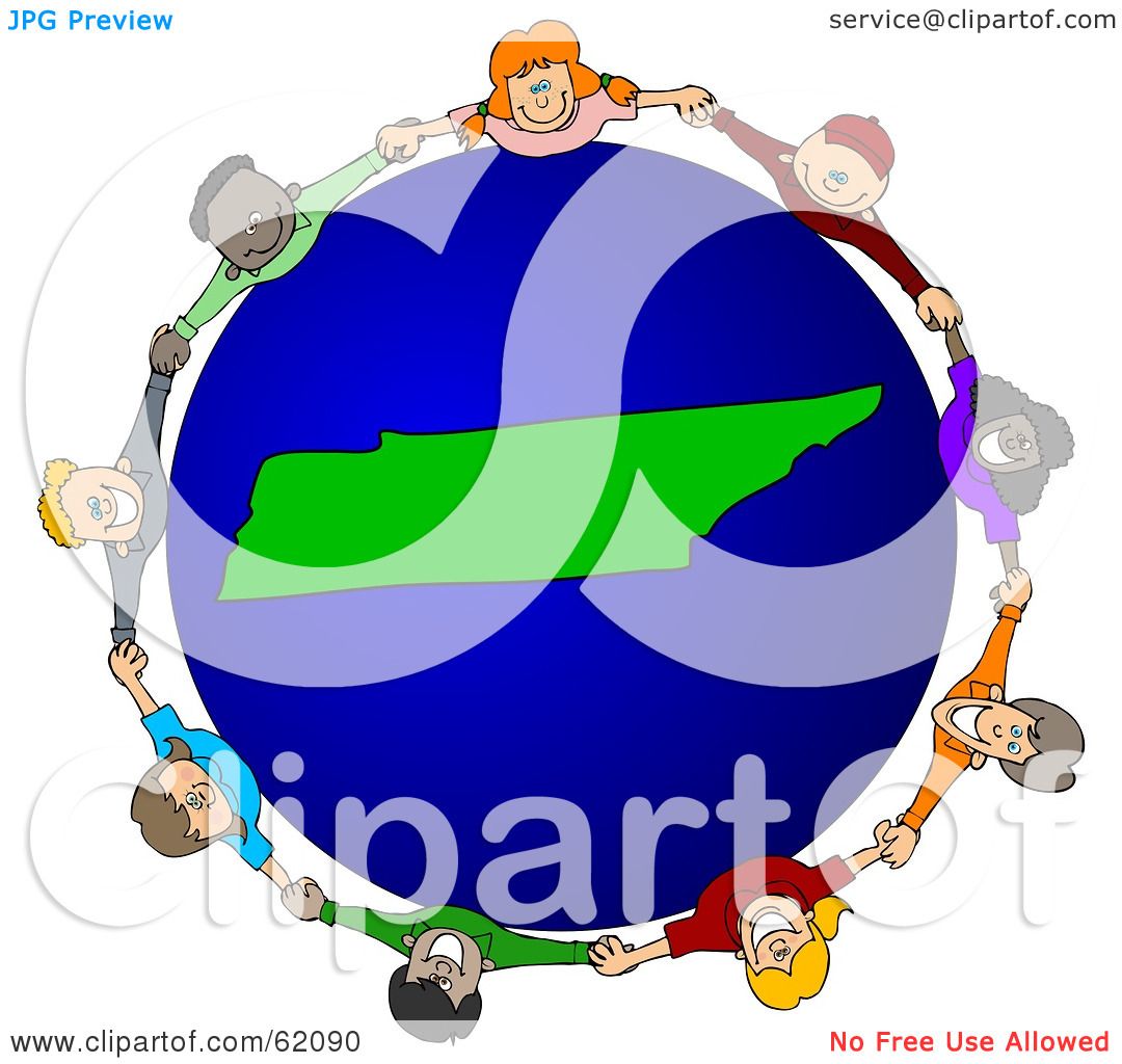 1080x1024 Royalty Free (Rf) Clipart Illustration Of A Circle Of Children