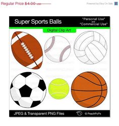 236x250 Clipart Sports Balls Clip Art, Instant Download, Sport Ball