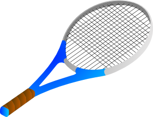 300x230 Tennis Racket Clip Art