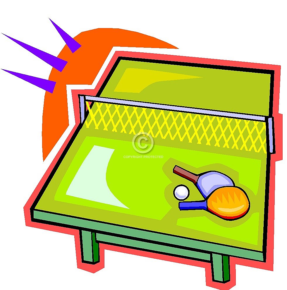981x991 Ping Pong Tournament Clipart