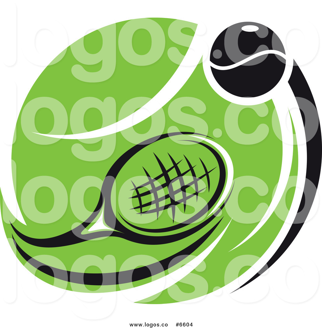1024x1044 Royalty Free Clip Art Vector Logo Of A Tennis Racket And Ball Over