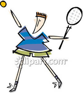 269x300 Clipart Picture Of A Stick Figure Playing Tennis