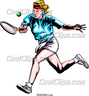 286x308 Woman Playing Tennis Clip Art
