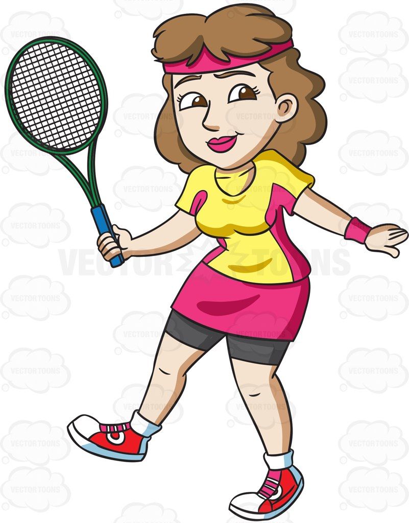 801x1024 A Female Tennis Player Practices Her Swing Tennis Players