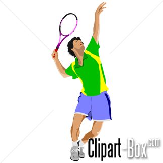 324x324 Clipart Tennis Player Service Cliparts Vector Clipart