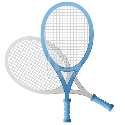 400x400 Tennis Racket Royalty Free Vector Clip Art Image