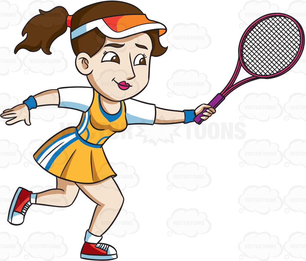 1024x872 Tennis Racket Clipart Vector Toons