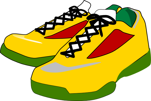 600x403 Running, Shoes Clip Art