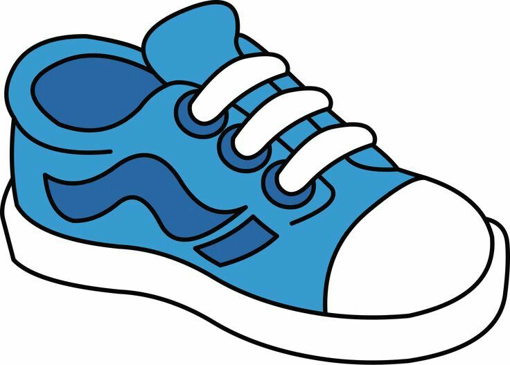 736x527 Shoes Clip Art Image Black