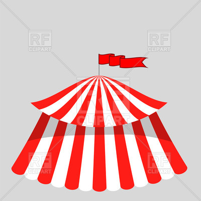 400x400 Circus Tent Icon Royalty Free Vector Clip Art Image