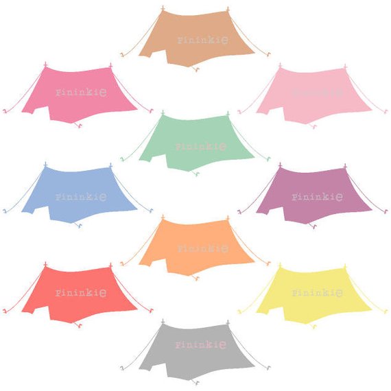 570x570 Camping Clip Art, Digital Clipart, Tent Clipart, Summer Clip Art