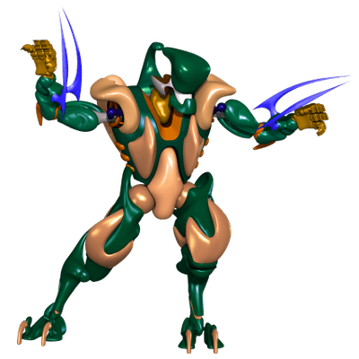 400x400 Multicolor Robot Arms Spread Transparent Png
