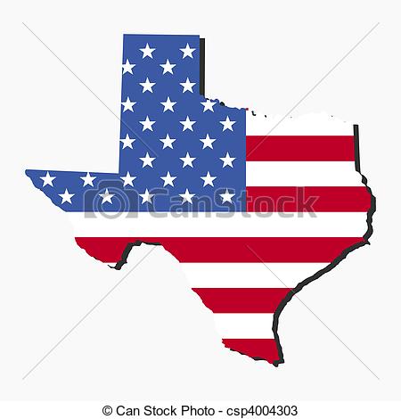 450x470 Texas Map Flag. Map Of The State Of Texas And American Flag