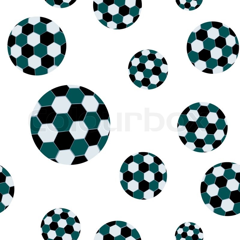 800x800 Football Seamless Pattern, Abstract Texture Vector Art