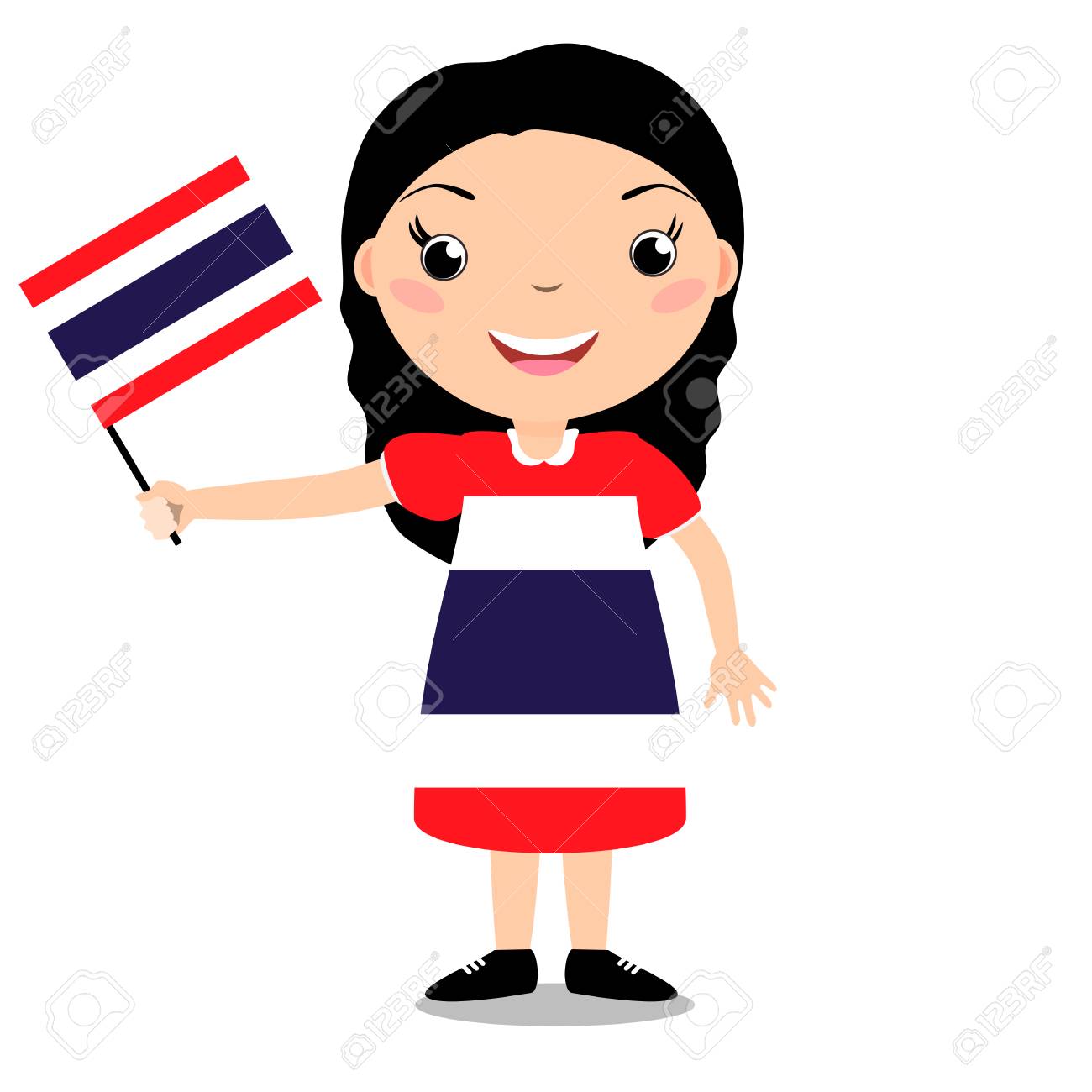 1300x1300 Thailand Flag Clipart Holiday