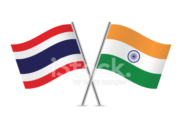626x440 Thailand And Indian Stock Vector