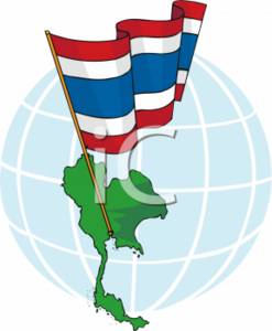 247x300 Clipart Image Of Thailand And It's Flag