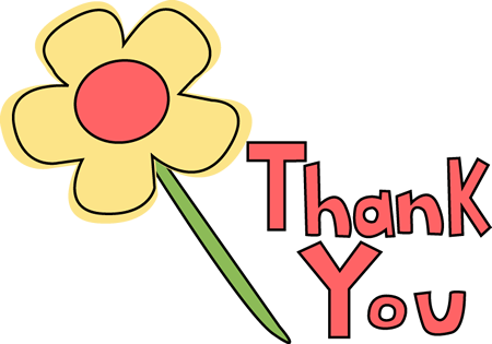 450x315 Images Of Thank You Clip Art Thank You Flower
