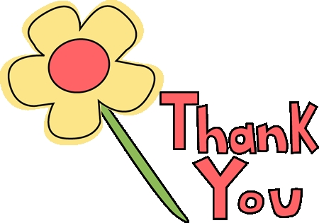 450x315 Flower Thank You Clipart