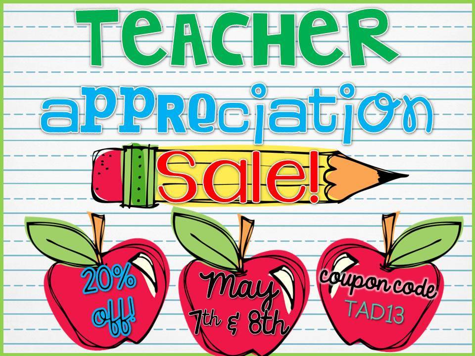 960x720 Teacher Appreciation Sale Let's Shop!!