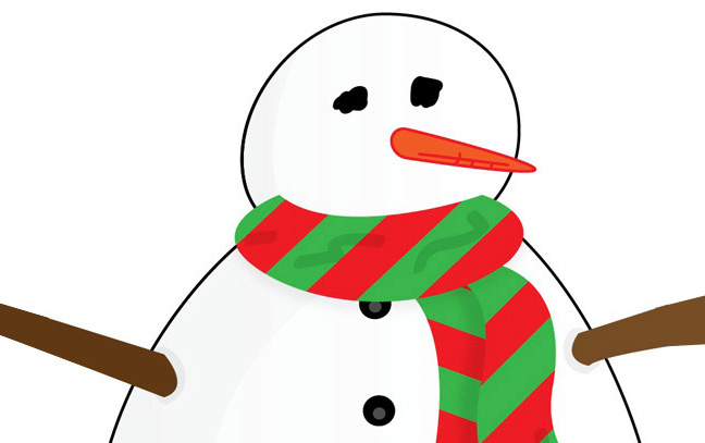 648x407 Christmas Snowman Clipart