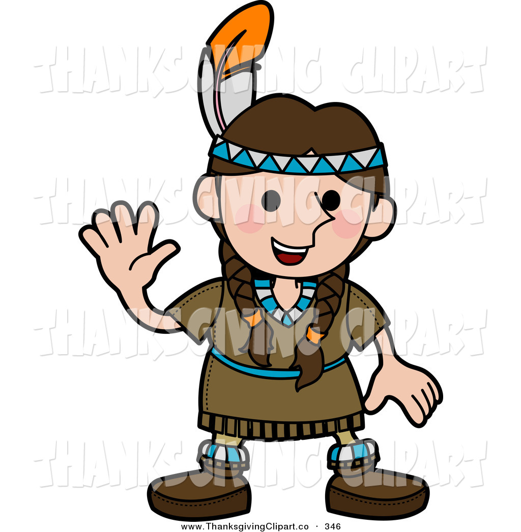1024x1044 American Indian Girl Clipart