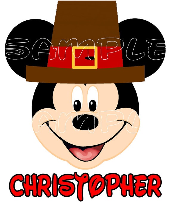 570x677 Pilgrim Clipart Mickey Mouse