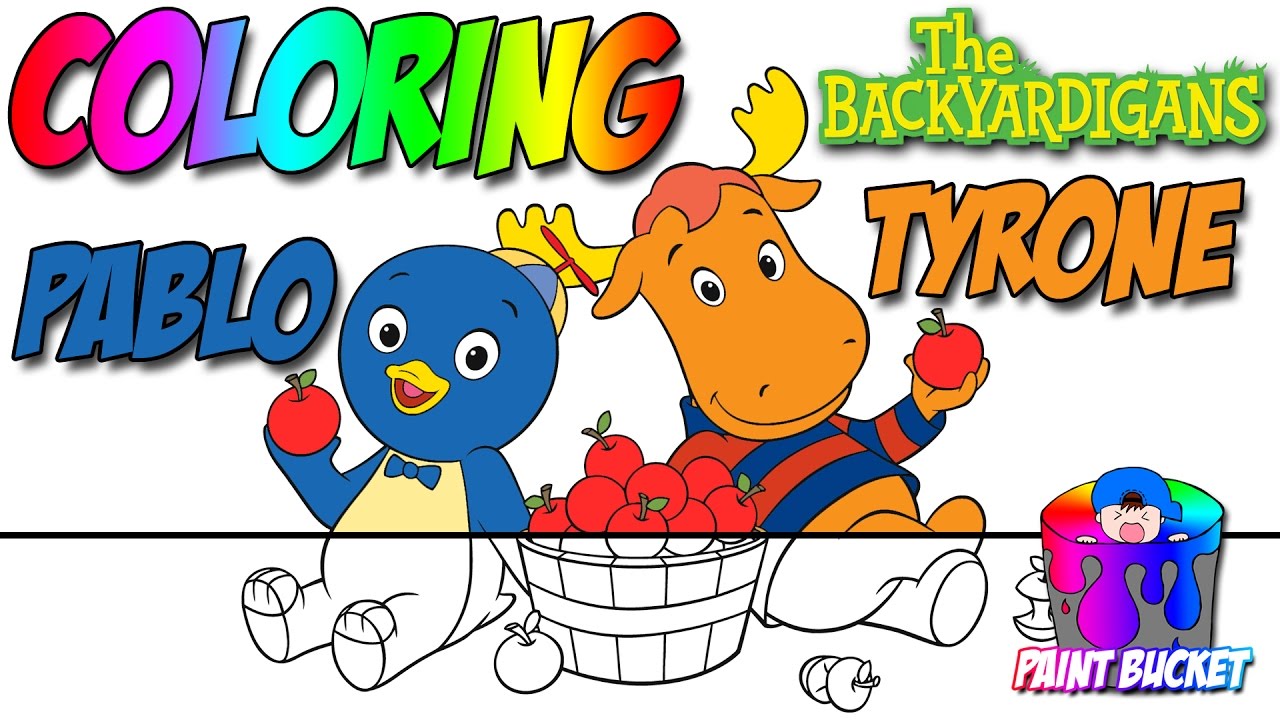 1280x720 The Backyardigans Coloring Book