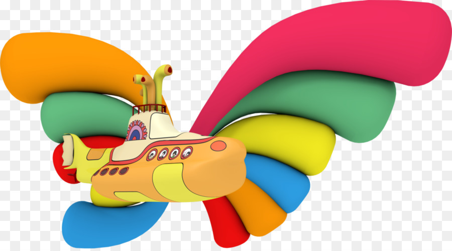 900x500 Yellow Submarine The Beatles Drawing