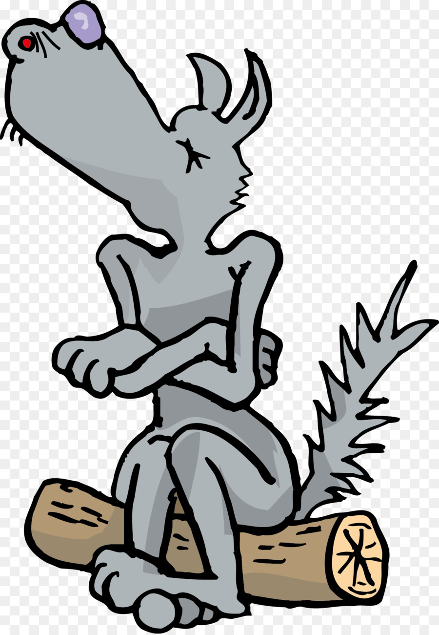 900x1300 Big Bad Wolf Gray Wolf Animation Clip Art