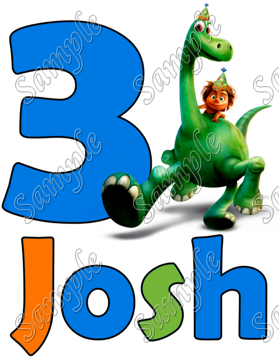 570x740 The Good Dinosaur Iron On Transfers