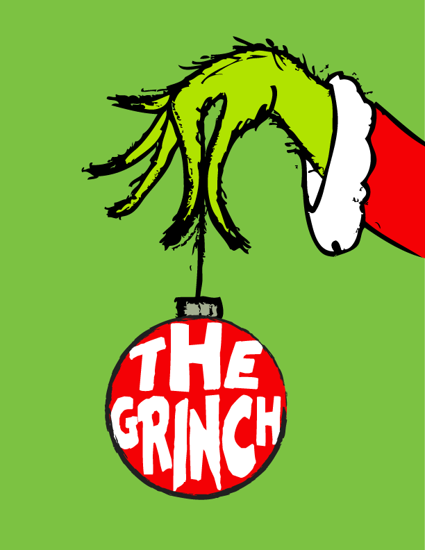 612x792 The Grinch Free Art Printable For Christmas Grinch, Holidays
