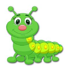 236x236 Caterpillar With Pencil Clip Art