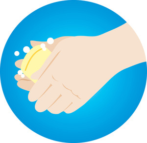 300x293 Hand Washing Clipart