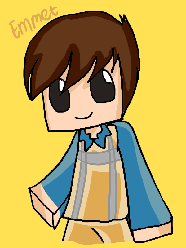 600x800 Emmet Lego Movie Speedart Minecraft Syle By Shadowfan785