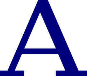 298x261 Letter A Clip Art
