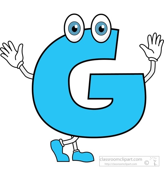 527x550 Letter G Clipart